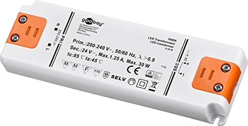 LED Trafo 30W, elektronisch, 24V DC