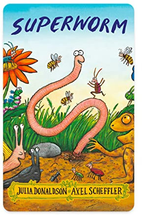 YOTO Superworm by Julia Donaldson – Kids Audio Card for Use with Player & Mini All-in-1 Audio Device, Educational Screen-Free Listening with Fun Stories for Playtime, Bedtime & Travel, Ages 2+