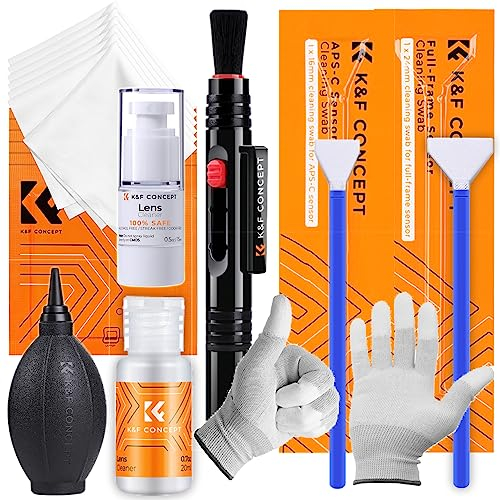 Minadax Cámara KF – Objetivo – Sensor APS-C y limpieza de formato completo Set