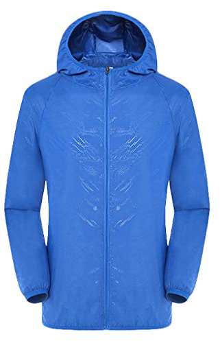 LCpddajlspig Damen Regenjacke Grosse Groessen Leichte Wasserdicht Atmungsaktiv Fahrrad Übergangsjacke Lang Outdoorjacke Windbreaker Windjacke