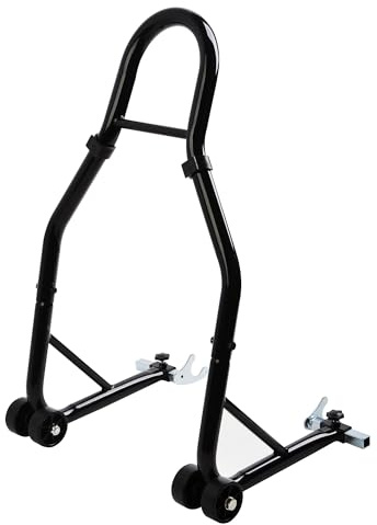 WINMAX TOOLS AUTOMOTIVE Heavy Duty Motorcycle Rear Wheel Lift Universal Sport Bike Swingarm Spool Paddock Stand Combo