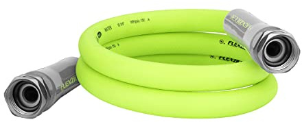 Flexzilla Garden Lead-in Hose, 5/8 x 5', Female/Female 3/4 - 11 1/2 GHT Fittings