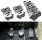 COAECJ Auto Pedale für Opel Adam, Edelstahl Anti-rutsch Bremse Kupplungen Gaspedal Fußstütze Pedals, Interieur Zubehör, Manual Transmission-Silver
