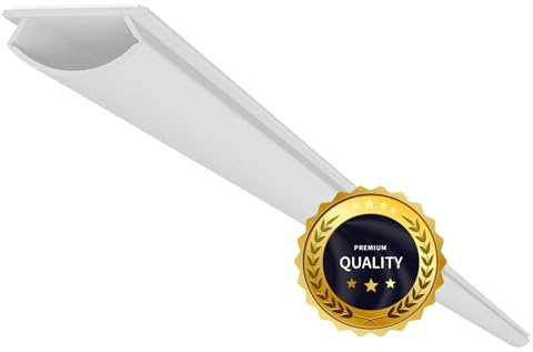 Gedotec Türdichtung selbstklebend UNIVERSAL | 1 Rolle Weiß - Länge: 2,5 m | PVC Fenster- und Türrahmen Dichtung | Türzargendichtung für Sicherheitstüren | Fensterdichtung und Türdichtung | Türgummi