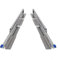BRASOM Auszugsschienen Schwerlastauszug 250kg - 1100mm, 44 inch, mit Bodenmontage und Schubladenhalterungen, Heavy Duty, Lock in/aus Schubladen Schienensystem, Kugellager, links und rechts
