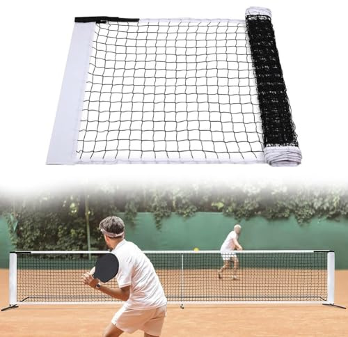 Rete da tennis per pickleball, 6,7 m, rete da pallavolo all'aperto, rete da allenamento sportiva per bambini, per badminton, pallavolo, tennis