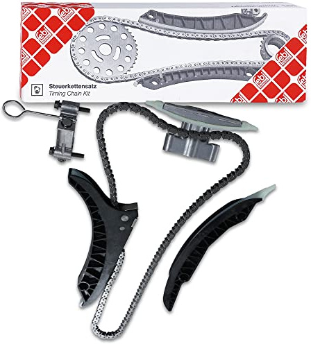 febi bilstein 36320 stuurkettingset voor nokkenas, met glijrails en kettingspanner, 1 stuk