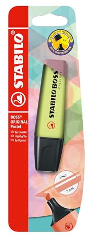 STABILO - Textmarker - BOSS ORIGINAL Pastel - Einzelstift - Prise von Limette
