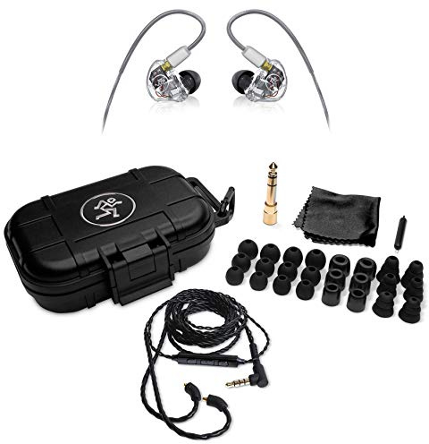 Mackie MP-360 Professional In-Ear Monitors (IEMs) With Sound Isolation and Triple Balanced Armature Drivers