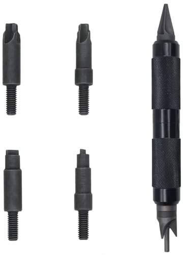 Case Prep Multitool, Case Chamfer Deburring Hand Tools for Reloading, Fits Case. 17-. 45 Caliber, Primer Pocket Cleaners Reamers for Removing Crimps
