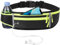 Mayoii Running Belt with Water Bottle Holder, Adjustable Waterproof Sports Waist Pack, for Cycling, and Fitness, Phone Pocket, Reflective Strip, Breathable Quick-Dry Fabric, Earphone Hole (Black)
