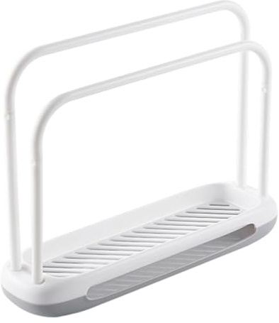 Porta Strofinacci – PP 9,96 x 2,83 x 7,71 Pollici Pieghevole | Porta Asciugamani da Cucina con Funzione, per asciugare su Piano di Lavoro, per riporre, per scolare Panni di Stoffa