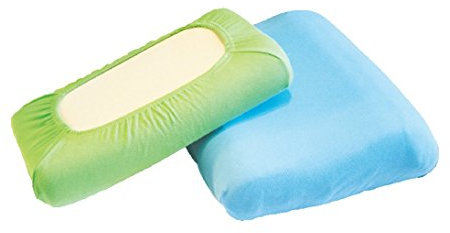 Dukal | Bezug für Nackenstützkissen | 35-40 x 70 cm | aus hochwertigem DOPPEL-Jersey | 100% Baumwolle | Farbe: Weiss