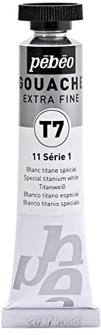 Pebeo Studio Gouachefarbe, 20 ml weiß-Titan