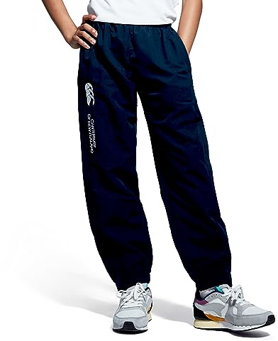Canterbury Junior Boys Cuffed Stadium Pant | Tracksuit/Jogging Bottoms | Lounge Pants | Durability And Comfort | Extra Warm | Cuffed Hem Track Pants, Navy, 10