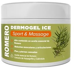 QKnatur - GEL CRÈME AU ROMARIN - Aide à soulager et à apaiser les douleurs musculaires et articulaires - Avec huile essentielle de romarin et en extraits de griffe du diable et de calendula (300 ml)