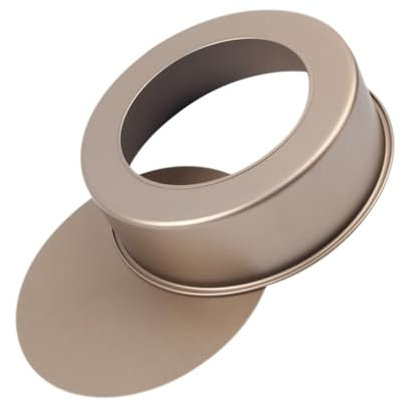 IMIKEYA 8 runde Backform Muffinformen zum Backen Ofen backen rundes Blech Backformen für den Ofen stainless steel ausstecher rentier kuchen Antihaft Rostfreier Stahl