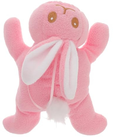 TOYANDONA 1 Pc Housse De Biberon Lapin En Peluche Porte-clip Pour Biberon Porte-biberon Pour Poussette Sauvegarder Housse Pour Biberon Couvre-biberon De Bouteille Rose De Bébé