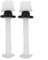 Bulevisiter Toilet Bolts, Leaking Toilet Cistern Repair Kit, Zinc Alloy Toilet Cistern Bolts, Toilet Tank Fixing Kit For Toilet Pan Repair(Plastic)