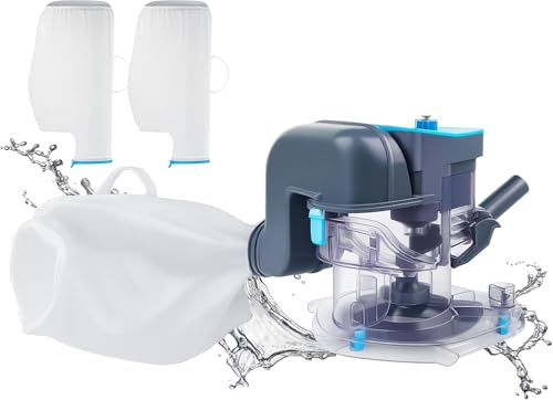 PoolCent Aspirateur Piscine sans Fil, 6800 L/h, Fond & Surface