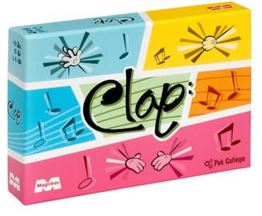 Clap - Juego de Cartas Musical - Rhythm Game - De 2 a 6 Jugadores - A Partir de 10 años.