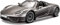 Bburago 15621076 - Porsche 918 Spyder, Farblig Sortiert
