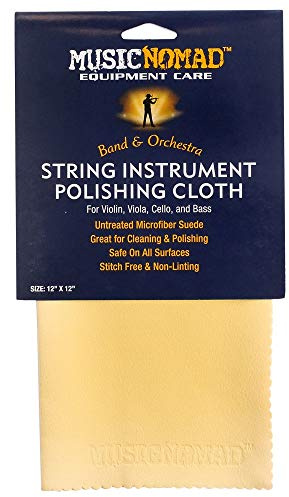 MusicNomad String Instrument Premium Microfiber Polishing Cloth (MN731) 12 x 12