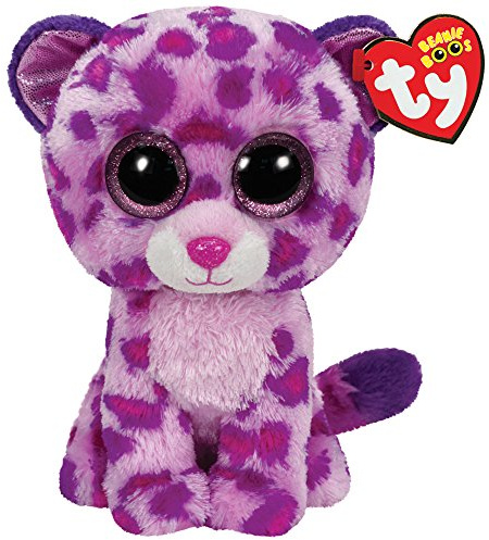TY 36085 - Plüschtier Beanie Boos Glamour Leopard, pink