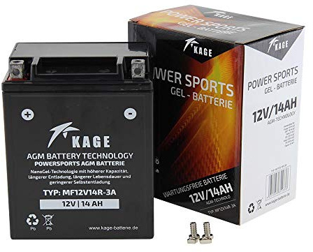 GEL Batterie KAGE YB14-A2 14AH für Arctic Cat H o n da Kymco Linhai