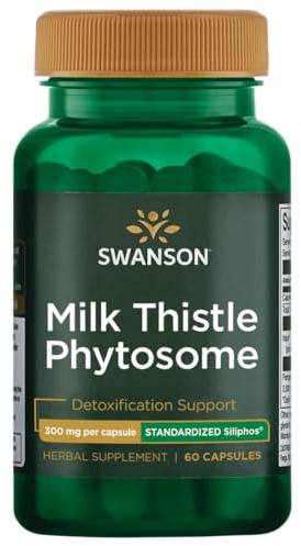 Swanson Siliphos Milk Thistle Phytosome 300 Milligrams 60 Capsules