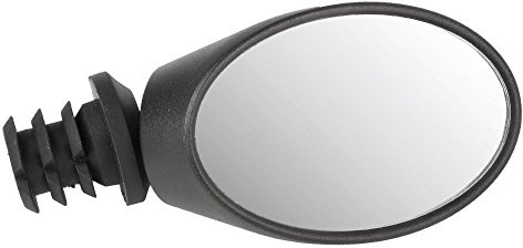 M-Wave Spy Oval Bicycle Mirror, Black , 75 x 50 mm