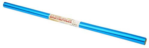 FOLIA Bastel-Folie Alufolie 50x80cm Falten Sterne Basteln Gold/Blau