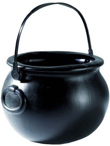 Smiffys Kessel, Schwarz, 13 cm hoch Halloween