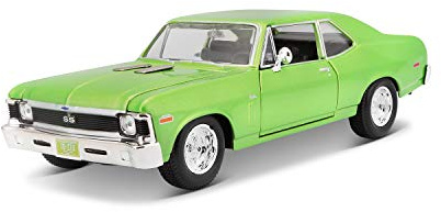 Maisto 1:24 Scale 1970 Chevrolet Nova SS Diecast Vehicle (Colors May Vary) , Green