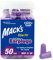 Mack's Slim Fit Ear Plugs (50 Pair) - Purple