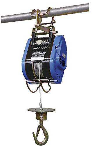PLANETA H20619 Bauseilwinde, TYP BW-80, Tragfähigkeit in allen Seillagen 80 kg, Seilgeschwindigkeit 18 -30 m/min., 23 m Hubhöhe, 230 V