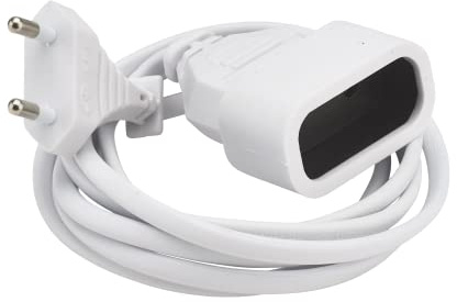 MultIPrise electrique - Prise MultIPle - Bloc MultIPrise - Rallonge electrique - Prolongateur - Rallonge 2 mètres 2 x 0,75 (Type HO3-H2-F) - Blanc