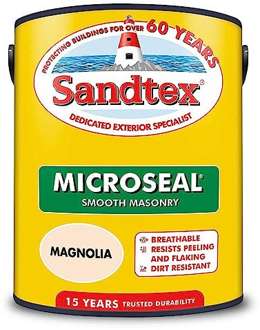 Sandtex Ultra Smooth Masonry Paint 5 Litre Magnolia