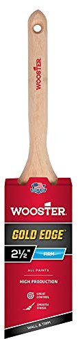 Wooster 5231-2 1/2 Serie 5231 Winkelpinsel mit goldfarbenem Rand, 5,1 cm