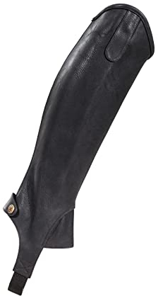 Horze Supreme Desta Synthetik Chaps,Gr.-S,Schwarz (BL)