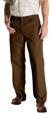 Dickies herr Jeans Avslappnad passform raka ben anka snickare jeans