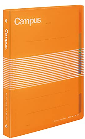 Kokuyo Campus Slide Binder - B5 - 26 Rings - Orange [Office Product] by Kokuyo