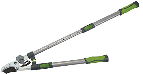 Silverline 227550 Amboss-Astschere mit Teleskopstange und Ratschenfunktion 640 mm