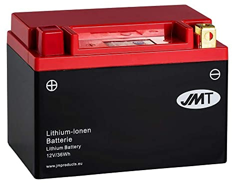 JMT Lithium 707 00 37 Ionen Motorrad-Batterie, 12 Volt