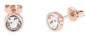 Ted Baker Sinaa Crystal Stud Earrings For Women (Rose Gold/Crystal)