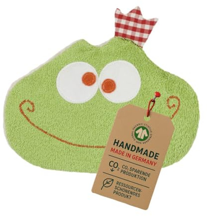 Efie Grain d'épeautre coussin de chaleur Grenouille, Matériau : issu de l'agriculture biologique, 100% fabriqué en Allemagne