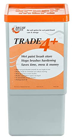 Brushmate Trade Lot de 4 pinceaux avec tampons de nettoyage