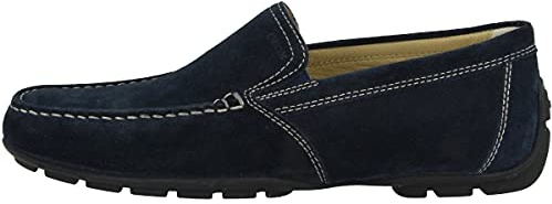 Geox Homme U Moner V Mocassins, Blue, 45 EU