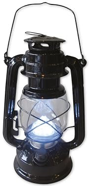 Happy People 78363 Lampe tempête à LED Noir