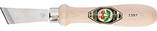 KIRSCHEN  Werkzeuge 3357000 | Cuchillo para tallar con hoja larga y ancha y filo oblicuo